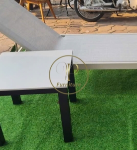 Giường tắm nắng đan mây mẫu 3