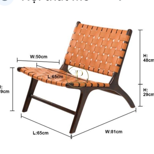 Ghế đơn đan mây Mẫu 9
