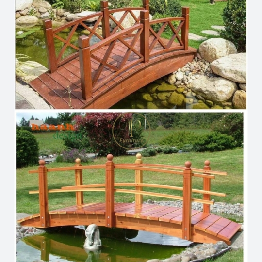 Cầu sân vườn mẫu 3