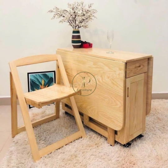 Bàn ăn xếp gấp mẫu 5