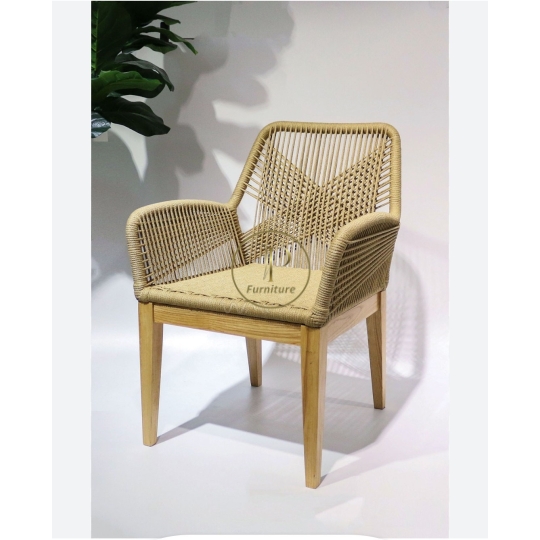 Ghế đan mây mẫu 11